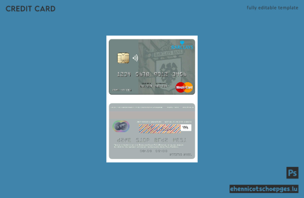 Monaco Barclays Bank PLC Mastercard Beispielvorschau